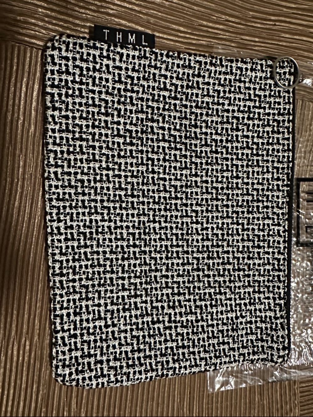 THML Tweed Zip Pouch - 2 available